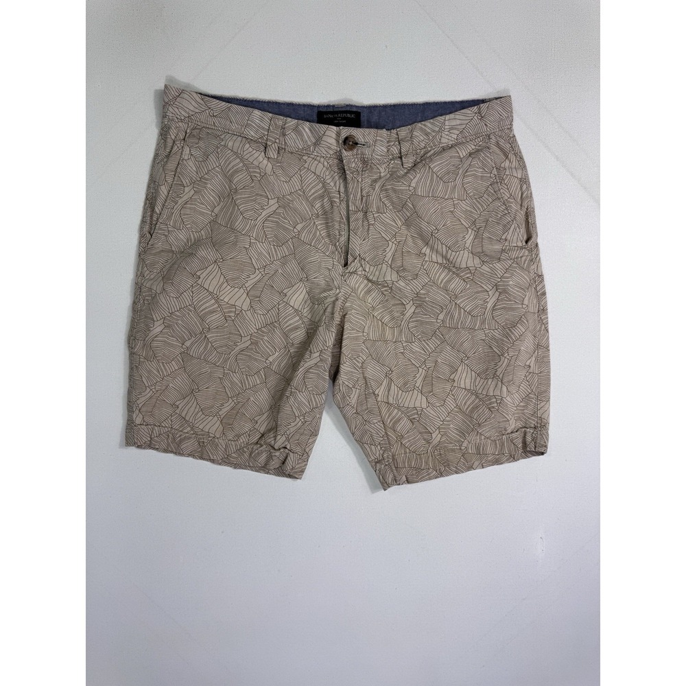 Banana Republic Aiden Shorts Men's 33 (35x9) Floral Shorts Lounge Vacation